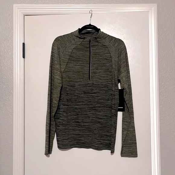 Lululemon - Mens Metal Vent Tech 1/2 Zip 2.0 - Green - Size M - NWT - Picture 1 of 6